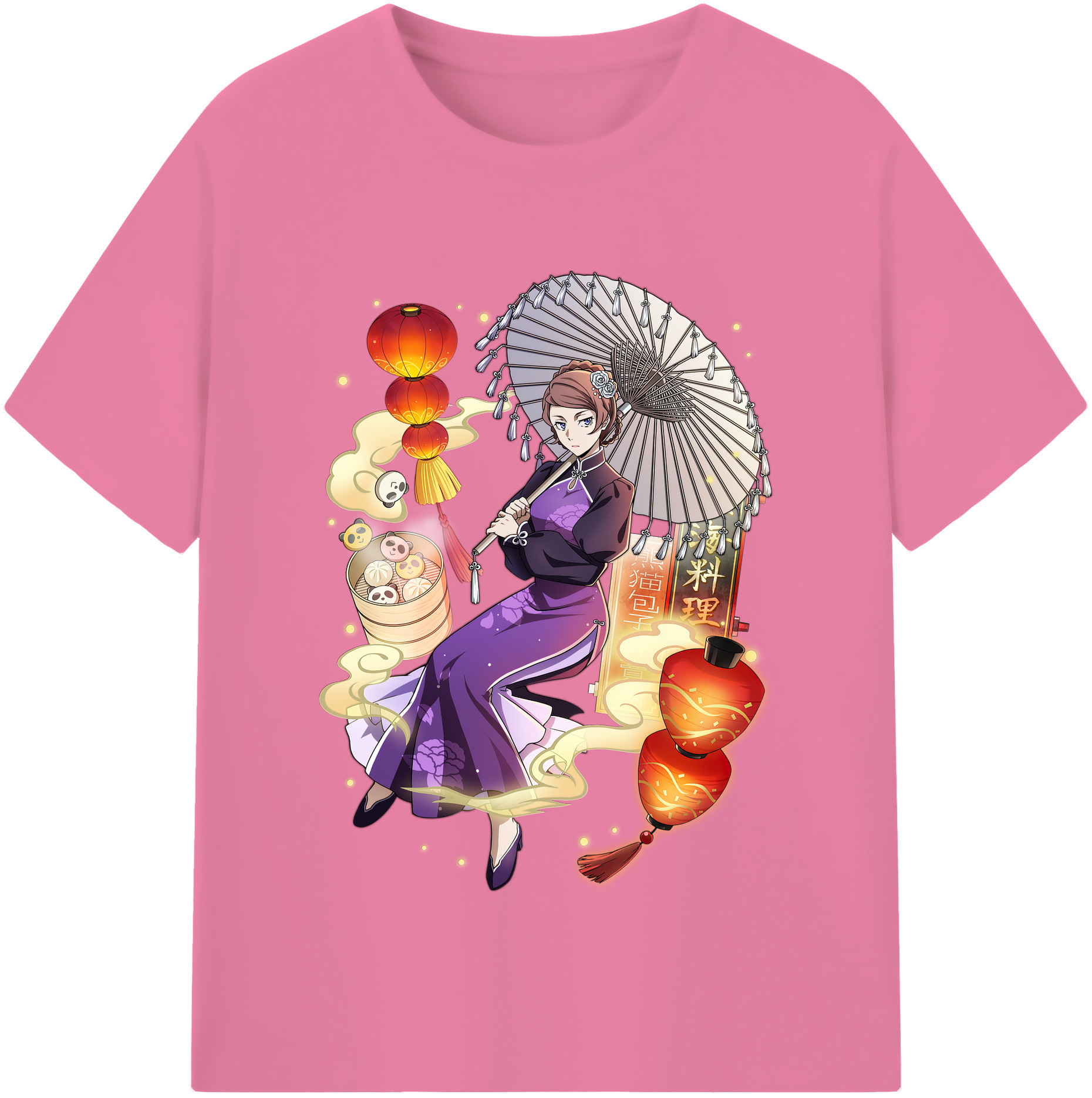 （画像用） 文豪ストレイドッグス Bungo Stray Dogs 綿100％半袖Tシャツ（フロントプリント）